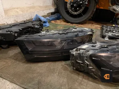 Фары LED audi q7 4m